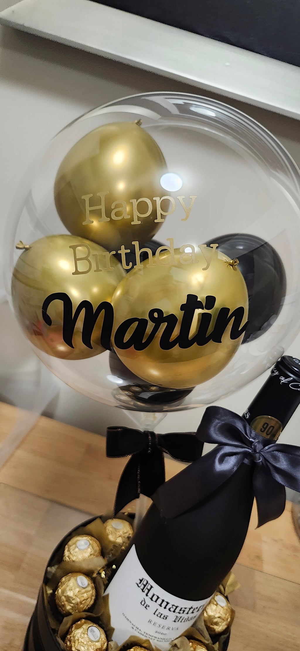 Wine bottle box